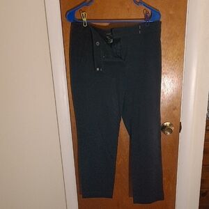 Women's Navy Cropped Pants